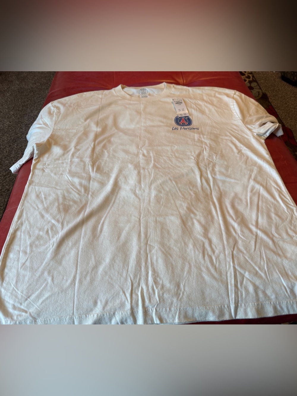 Hollister boxy fit Paris Saint Germain Crewneck T-Shirt size XL